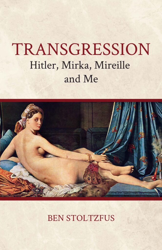 The front cover of Trangression by Ben Stoltzfus